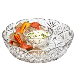 Dublin Crystal Scalloped Large Chip-n-Dip