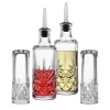 Dublin Crystal Serve Oil, Vinegar & Salt Pepper Set