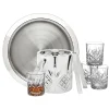 Dublin Crystal Stainless Steel 7 Piece Bar Set