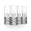 Dublin Crystal Tom Collins Highball Glass, Set of 4