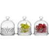 Dublin Crystal Trio Butter Dome Set of 3
