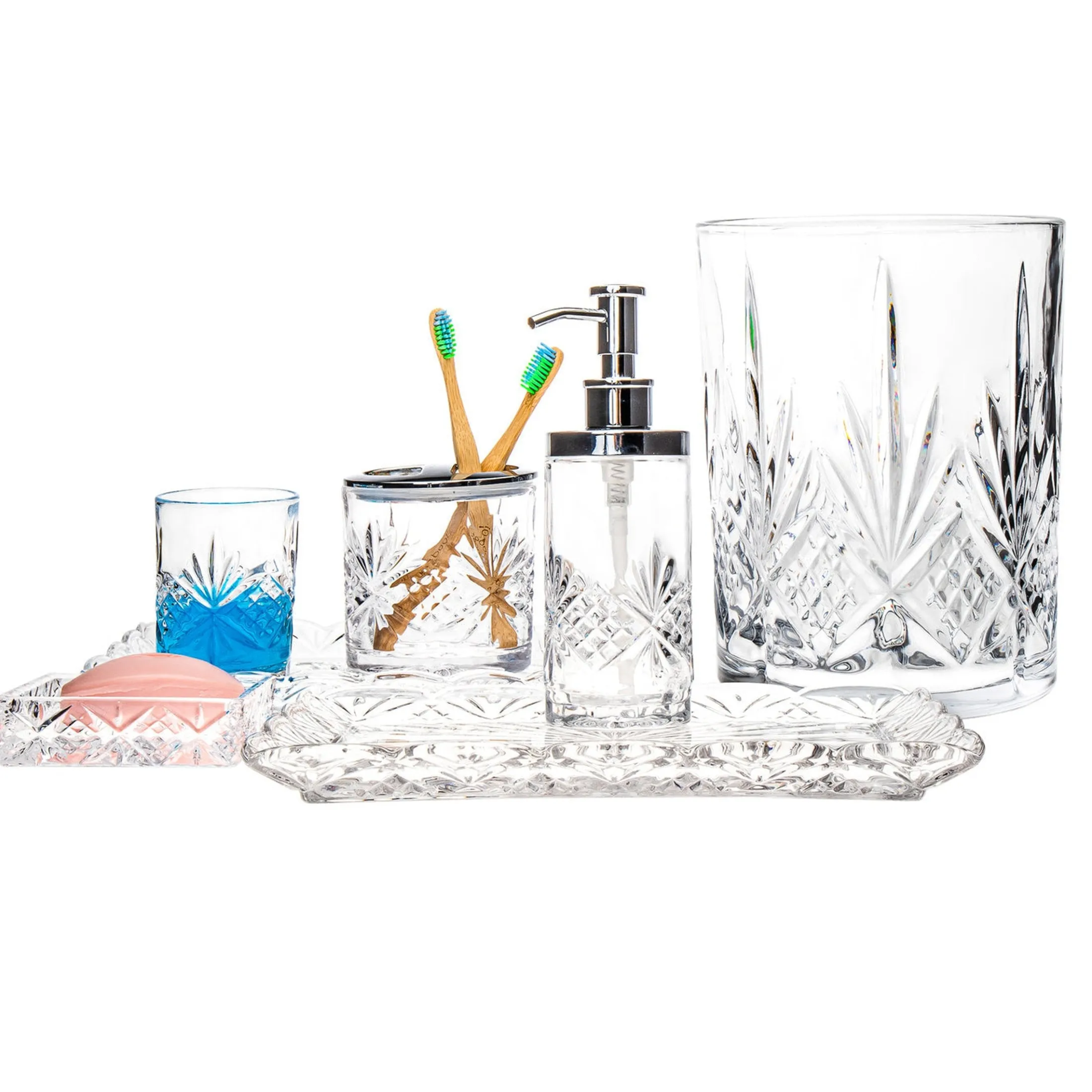 Dublin Crystal Wastebasket