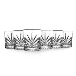 Dublin Crystal Whiskey Shot Glass, Set of 6