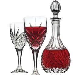 Dublin Crystal Wine Decanter 5 Piece Set