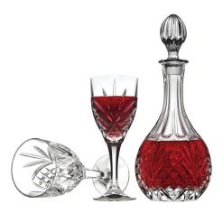 Dublin Crystal Wine Decanter 5 Piece Set