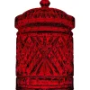 Dublin Red Crystal Kitchen Canister