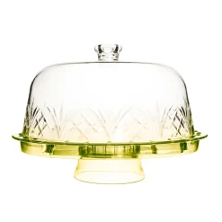 Dublin Yellow Acrylic 6 In 1 Cake Dome