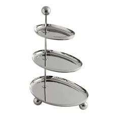 Ellipse 3 Tiered Serving Stand