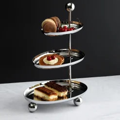 Ellipse 3 Tiered Serving Stand
