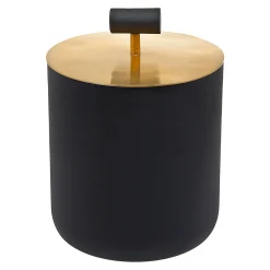 Encalmo Textured Black & Gold Ice Bucket