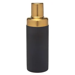 Encalmo Textured Black & Gold Cocktail Shaker