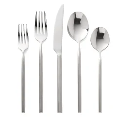 Esagono Matte 18/10 Stainless Steel 20 Piece Flatware Set, Service For 4