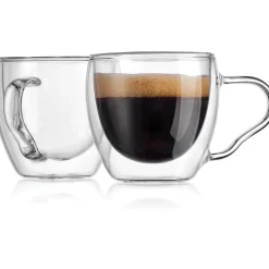 Espresso Double Wall Cup, Set of 2