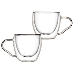 Espresso Double Wall Cup, Set of 2