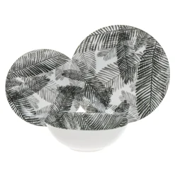 Felice Porcelain 12 Piece Dinnerware Set, Service For 4