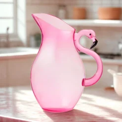 Flamingo Acrylic Beverage Pitcher