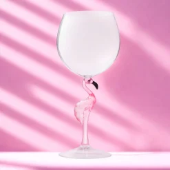 Flamingo Acrylic Wine Glass