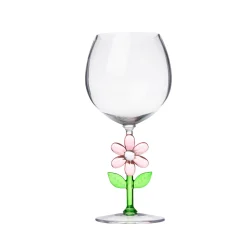 Flower Acrylic Wine Glass