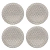 Geometric Melamine Dinner Plate, Set of 4