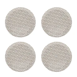 Geometric Melamine Salad Plate, Set of 4