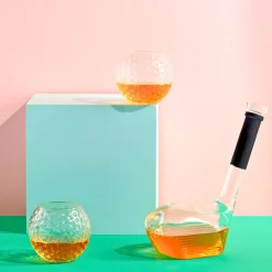 Golf 3 Piece Decanter Whiskey Set