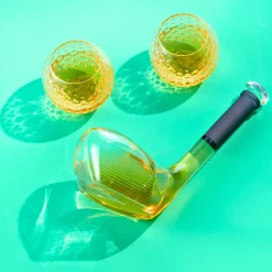 Golf 3 Piece Decanter Whiskey Set