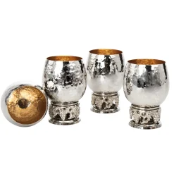 Grape Hammered Shot Glass, Set of 6
