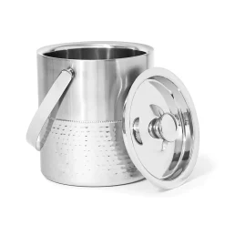 Hammered Stainless Steel 9 Piece Bar Tool Set