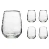 Hammered Stemless Glass, Set of 4