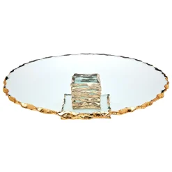 Harper Gold Edge Large Footed Cake Stand
