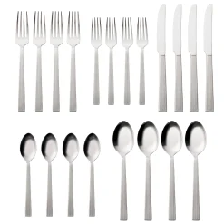 Harrington 18/10 Stainless Steel 20 Piece Flatware Set, Service For 4