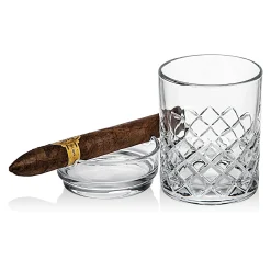 Hatch Cigar Double Old Fashion Glass