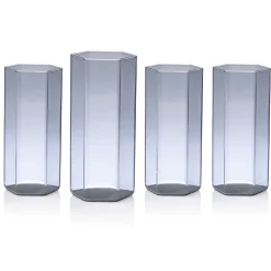 Helix Smoke Highball, Set of 4