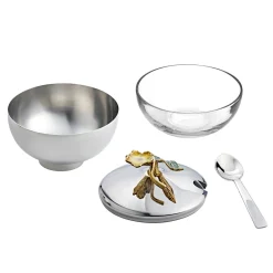 Hellebore Jam Jar with Spoon