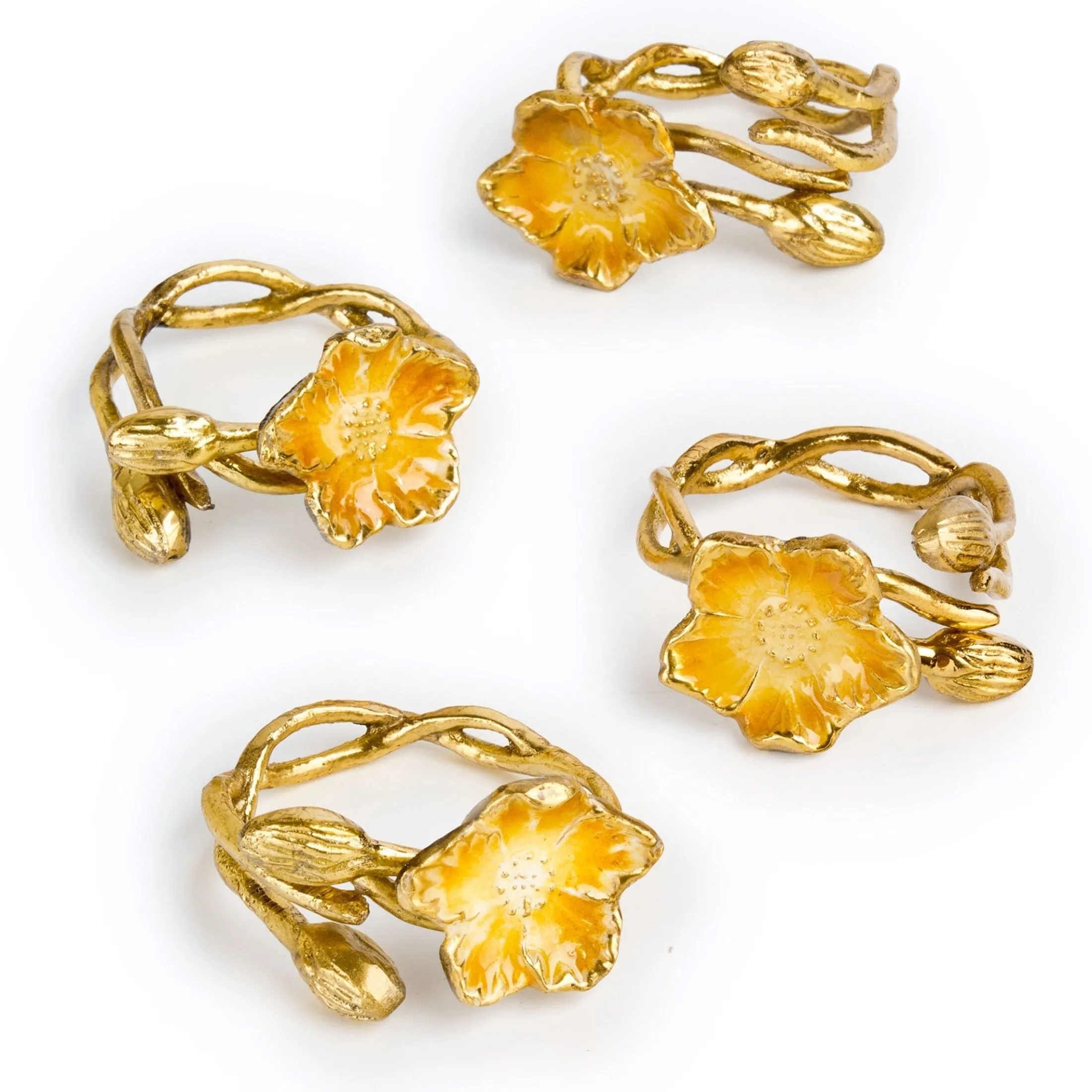 Hellebore Napkin Ring Set