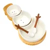 Holiday Snowman Appetizer Server