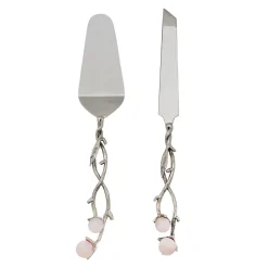 Hyaline Pink Cake Server Set