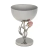 Hyaline Pink Footed Nut Bowl