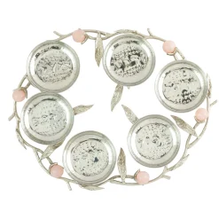 Hyaline Pink Seder Plate