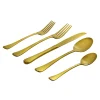 Infinity Satin Gold 18/0 Stainless Steel 20 Piece Flatware Set, Service For 4