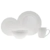 Inventure Porcelain 16 Piece Dinnerware Set, Service For 4