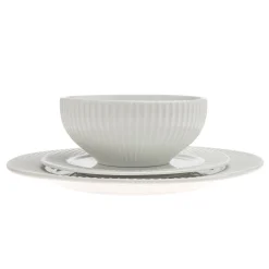 Inventure Porcelain 16 Piece Dinnerware Set, Service For 4