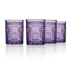 Jax Grape Double Old Fashion, Set of 4
