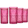 Jax Hot Pink Highball, Set of 4