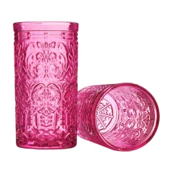 Jax Hot Pink Highball, Set of 4
