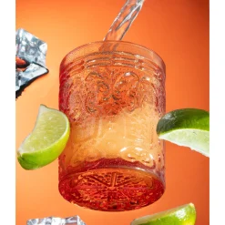 Jax Orange Spice Double Old Fashion, Set of 4