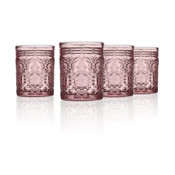Jax Pink Double Old Fashion, Set of 4