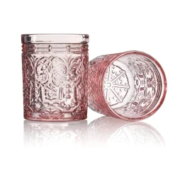 Jax Pink Double Old Fashion, Set of 4