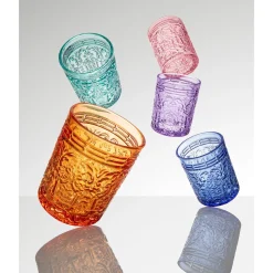 Jax Pink Double Old Fashion, Set of 4