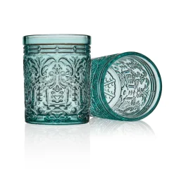 Jax Seafoam Double Old Fashion, Set of 4